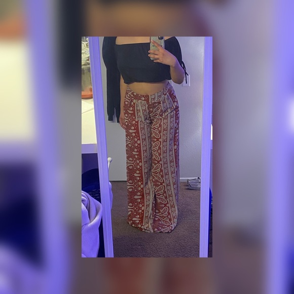 Patterned Summer Trousers - Picture 2 of 3